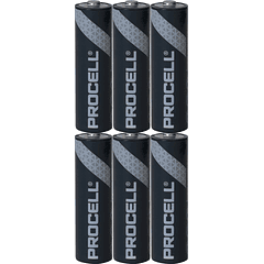 Pack 6x Pilhas Industriais Alcalinas 1,5V LR6 AA - PROCELL