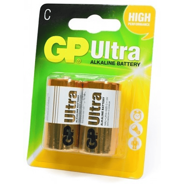 Blister 2 Pilhas Alcalinas LR14 - GP 2