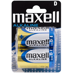 Blister 2x Pilhas Alcalinas 1,5V D / LR20 - MAXELL