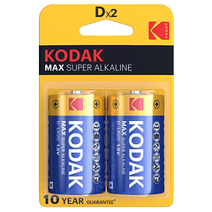Blister 2 Pilhas Alcalinas D LR20 - KODAK