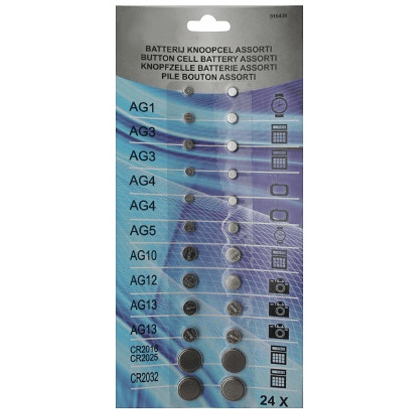 Pack 24x Pilhas Alcalinas/Lithium Diversas - ProFTC 