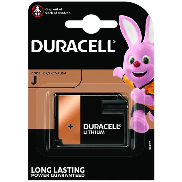 Pilha Alcalina 6V 4LR61/1412AP/7K67 (539) - DURACELL 