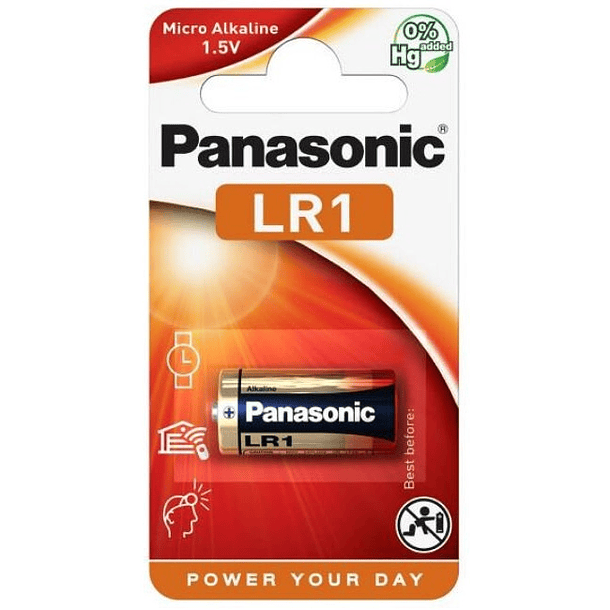 Pilha Alcalina N LR1 1,5V - PANASONIC 
