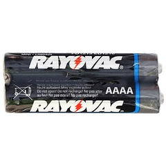 Blister 2 Pilhas Alcalinas LR61 AAAA - RAYOVAC