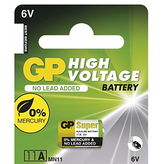Pilha Alcalina 6V 33mA 11A - GP
