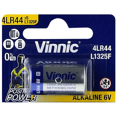 Pilha Alcalina 6V (4LR44, 4AG13, L1325, 476A, ...) - VINNIC