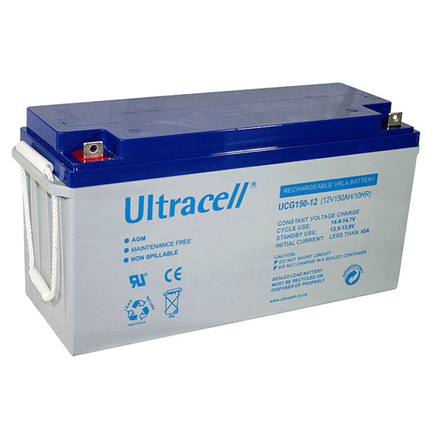Bateria de Gel 12V 150Ah (485 x 170 x 240 mm) - Ultracell 1
