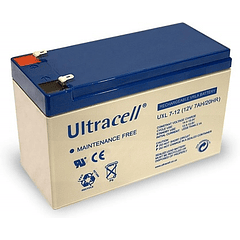 Bateria Longa Duração 12V 7Ah (151x65x93,5mm) - Ultracell
