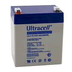 Bateria Chumbo 12V 4Ah (90 x 70 x 101 mm) - Ultracell
