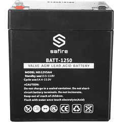 Bateria de Chumbo 12V 5Ah - SAFIRE