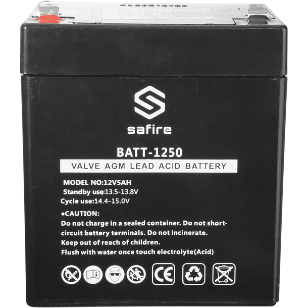 Bateria de Chumbo 12V 5Ah - SAFIRE 2