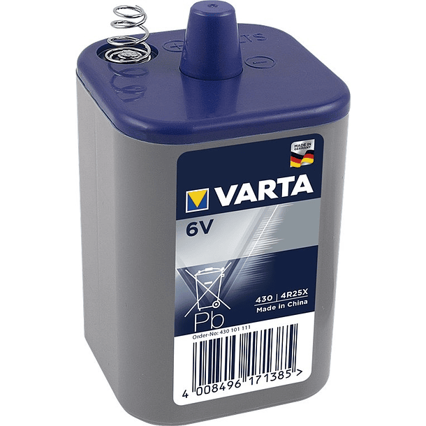 Bateria Zinco-Carvão 4R25 6V 7,5Ah - VARTA 