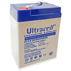 Bateria Chumbo 6V 5Ah (70 x 47 x 101 mm) - Ultracell