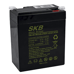 Bateria Chumbo 6V 9Ah (98 x 56 x 118 mm) - SKB
