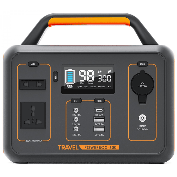 Bateria Portátil TRAVEL POWERBOX 600 300W 280Wh 1