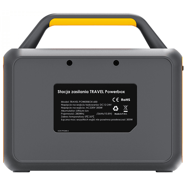 Bateria Portátil TRAVEL POWERBOX 600 300W 280Wh 4