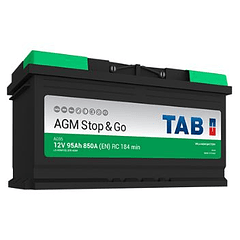 Bateria AGM Stop & Go p/ Automóvel 12V 95Ah (353 x 175 x 190mm)
