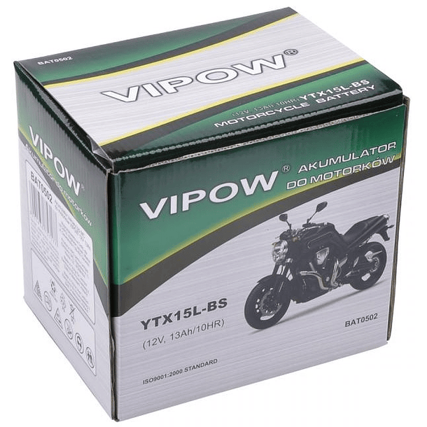 Bateria PB p/ Mota 12V 13Ah - VIPOW 2