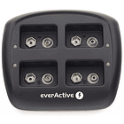 Carregador p/ 1-4 Pilhas 9V NiMH - everActive 3