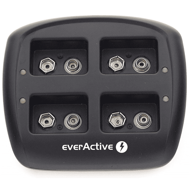 Carregador p/ 1-4 Pilhas 9V NiMH - everActive 3