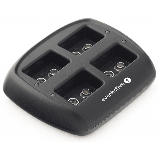 Carregador p/ 1-4 Pilhas 9V NiMH - everActive 4