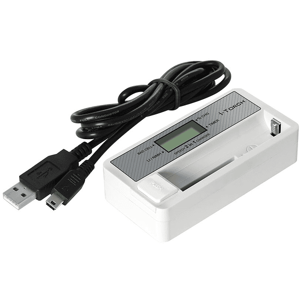 Carregador Baterias Ni-Cd/NiMH/Li-Ion com Display 