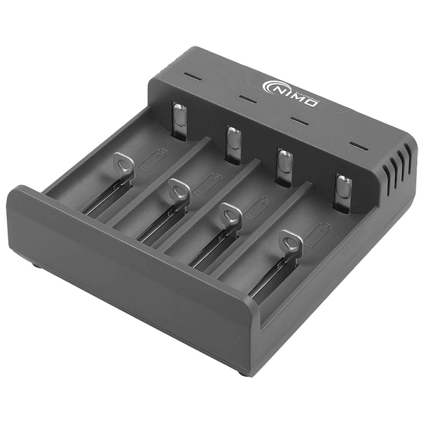 Carregador de Pilhas 4 Canais c/ USB 5V 1A - NIMO 1