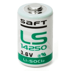 Pilha Litio Li-SOCl2 1/2AA 3,6V 1200mAh - SAFT