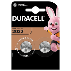 Blister 2x Pilhas Lithium 3V CR2032 - DURACELL