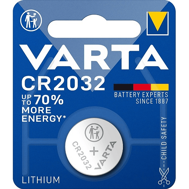 Pilha Lithium CR2032 3V - VARTA 1
