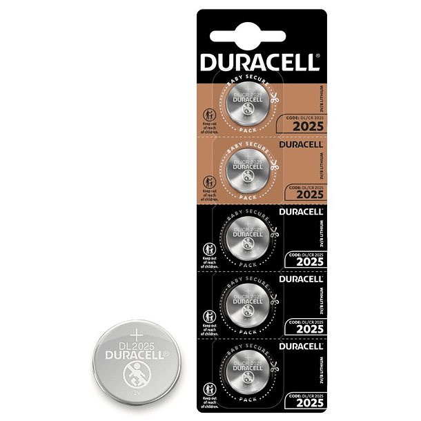 Pilha Lithium 3V CR2025 - DURACELL 
