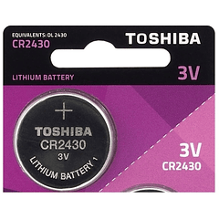 Pilha Lithium 3V CR2430 - TOSHIBA
