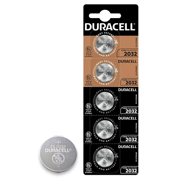 Pilha Lithium 3V CR2032 - DURACELL 