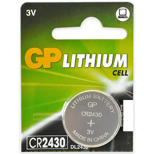Pilha Lithium 3V CR2430 - GP 