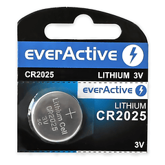 Pilha Lithium 3V CR2025 - everActive