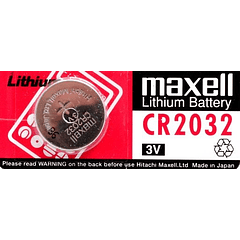 Pilha Lithium 3V CR2032 - MAXELL