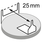 Pilha Lithium Horizontal p/ C.I. 3V CR2477 2