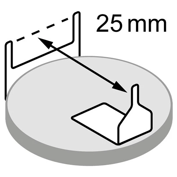 Pilha Lithium Horizontal p/ C.I. 3V CR2477 2