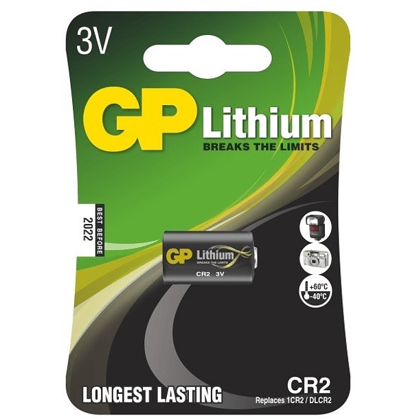 Pilha Lithium CR2 3V - GP 