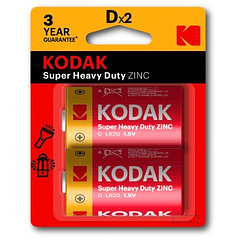 Blister 2 Pilhas R20 / D - KODAK