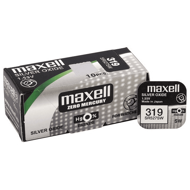 Pilha V319/SR527SW 1,5V - MAXELL 
