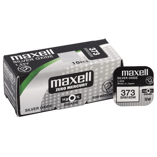 Pilha V373/SR916SW/SR68SW 1,55V - MAXELL 