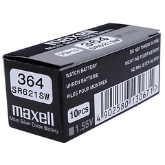 Pilha p/ Relógio SR621SW(364) 1.55V - MAXELL