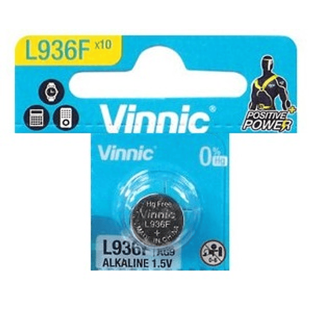 Pilha V394/SR936SW/SR45SW/L936F 1,55V - VINNIC 