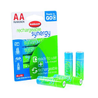 Blister 4x Pilhas Recarregáveis NI-MH AA 2100mAh - HAHNEL 2