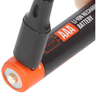 Pilha Recarregável AAA 1,5V 550mAh c/ Porta de Carregamento micro-USB 2