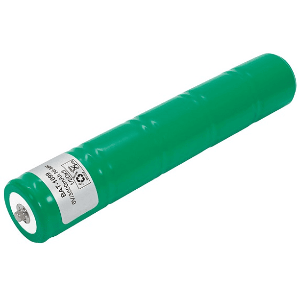 Pilha Recarregável Ni-Cd 6V 3500mAh (VR1/2D X 5) p/ Lanterna 