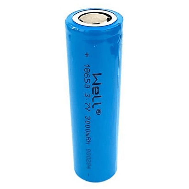 Pilha Recarregável 3,7V 3000mAh (ICR18650) 1