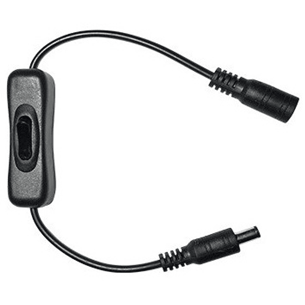 Cabo Alimentação DC Macho - DC Femea c/ Interruptor 
