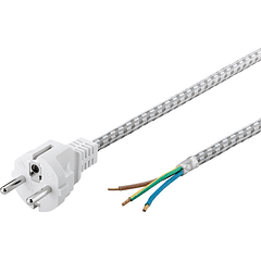 Cabo de Alimentação (0,75mm²) p/ Ferros de Engomar - 3 mts